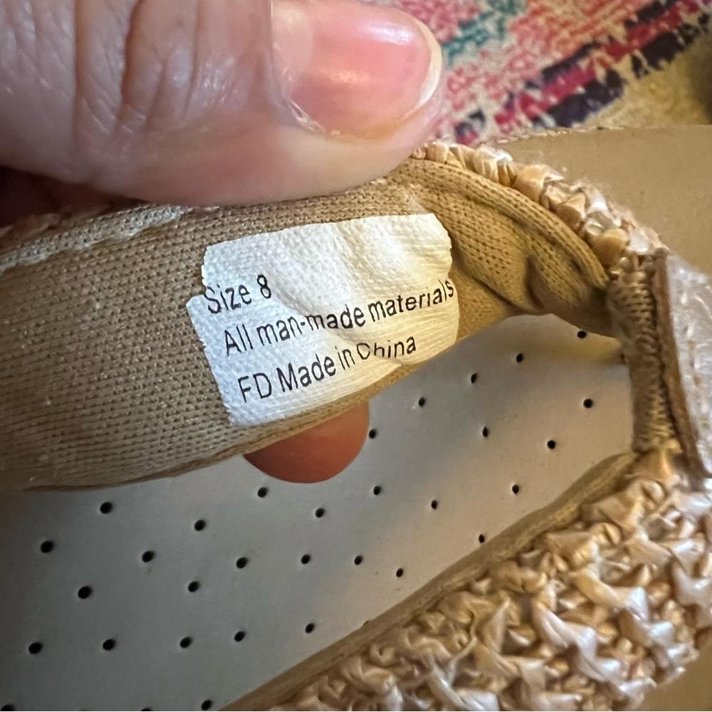 Volatile Woven Platform Flip Flop Sandals in Beige - Picture 4 of 6